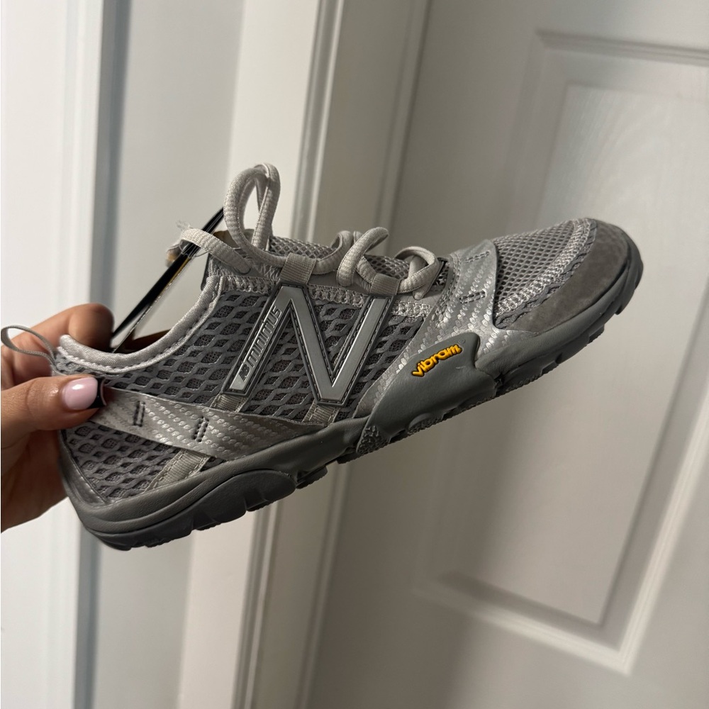 New Balance Silver Mesh Sneakers